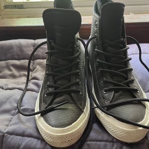 Chuck Taylor brown leather converse